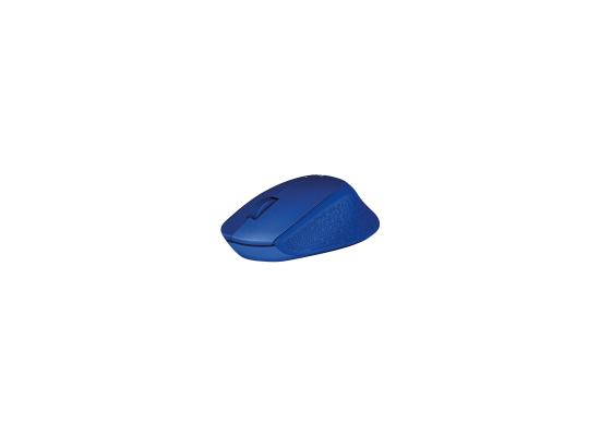 Logitech M330 Silent Plus Wireless Mouse - Blue